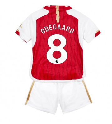 Arsenal Martin Odegaard #8 Hjemmebanesæt Børn 2023-24 Kort ærmer (+ korte bukser)